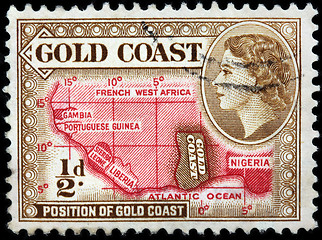 Image showing Gold Coast Map