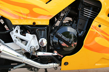 Image showing motorcycle engine