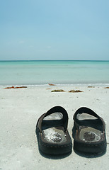 Image showing beach sandals