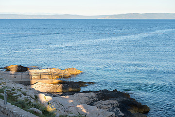 Image showing Rocky beach in Istria