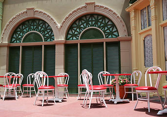 Image showing European cafe