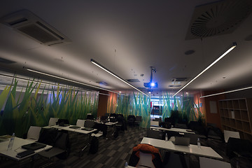 Image showing empty it classroom