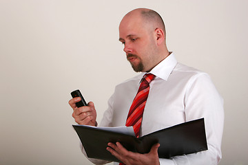 Image showing business call