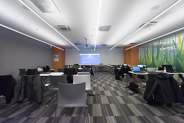 Image showing empty it classroom