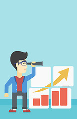 Image showing Man searching opportunities for business growth.