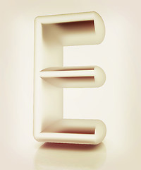 Image showing 3D metall letter \