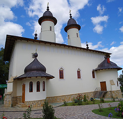 Image showing Church of Varatec Monastery in Romania