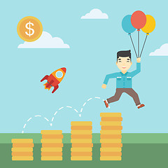 Image showing Successful business start up vector illustration.