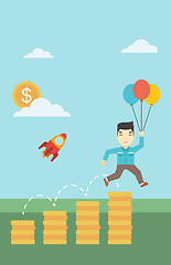 Image showing Successful business start up vector illustration.