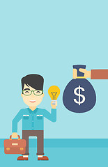 Image showing Successful business idea vector illustration.