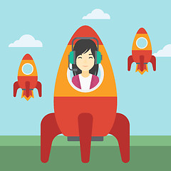 Image showing Business start up vector illustration.