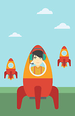 Image showing Business start up vector illustration.