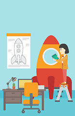 Image showing Business start up vector illustration.