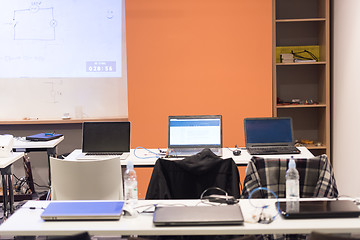 Image showing empty it classroom