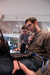 Image showing computer technology students