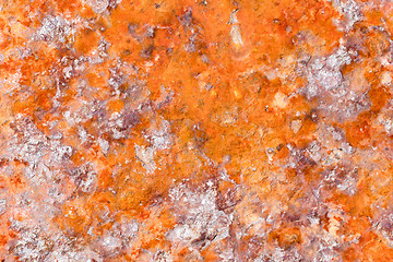 Image showing Rusty and battered metal background