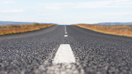 Image showing Rural road in Iceland