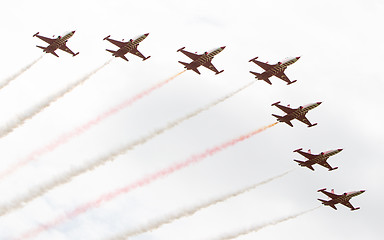 Image showing LEEUWARDEN, THE NETHERLANDS - JUNE 10, 2016: Turkish Air Force D