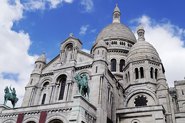 Image showing Sacre-Coeur basilica in Paris