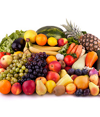 Image showing Fruits and vegetables