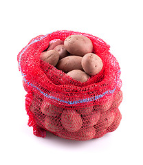 Image showing Sack of potatoes