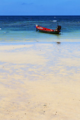 Image showing asia  the  kho tao bay isle white   anchor