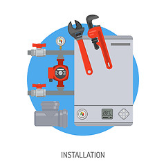 Image showing Plumbing Service Concept