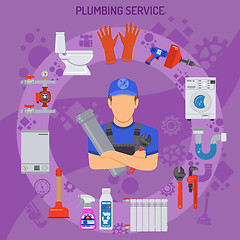 Image showing Plumbing Service Concept