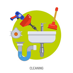 Image showing Plumbing Service Concept