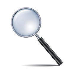 Image showing Magnifying glass isolated on white background.