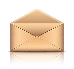 Image showing Old envelope, isolated on white.