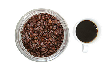 Image showing coffee and cup