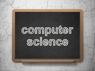 Image showing Science concept: Computer Science on chalkboard background