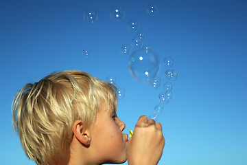 Image showing floating bubbles