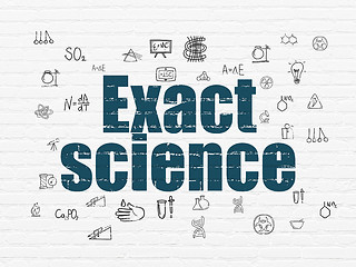 Image showing Science concept: Exact Science on wall background