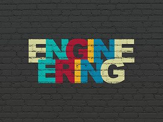 Image showing Science concept: Engineering on wall background