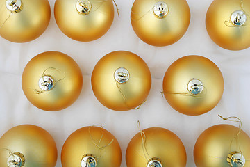 Image showing golden orbs