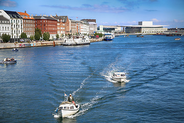 Image showing  Copenhagen, Denmark from Knippelsbro bascule bridge