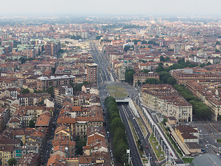 Image showing Aerial view of Turin