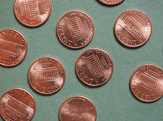 Image showing Dollar (USD) coin, currency of United States (USA)