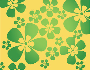 Image showing vector floral background