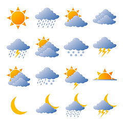 Image showing Weather icons