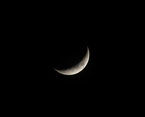 Image showing Waxing Crescent Moon