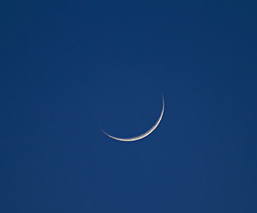 Image showing Waxing Crescent Moon