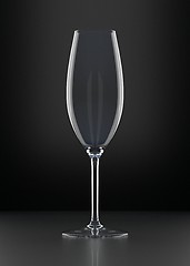 Image showing Empty Champagne Glass