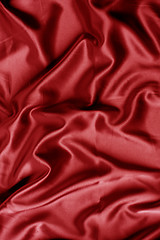 Image showing elegant red satin background