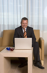 Image showing Businessman working