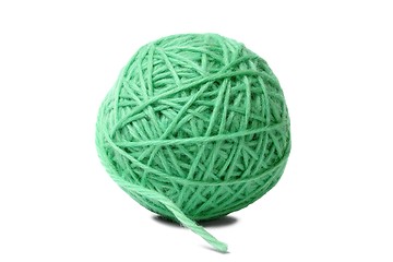 Image showing Ball on knitting yarn