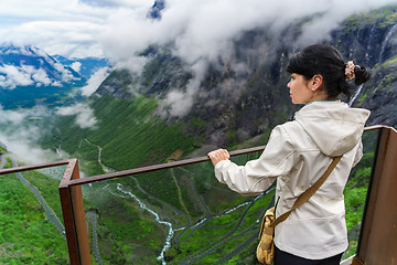 Image showing Troll road lookout