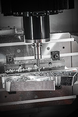 Image showing Metalworking CNC milling machine.